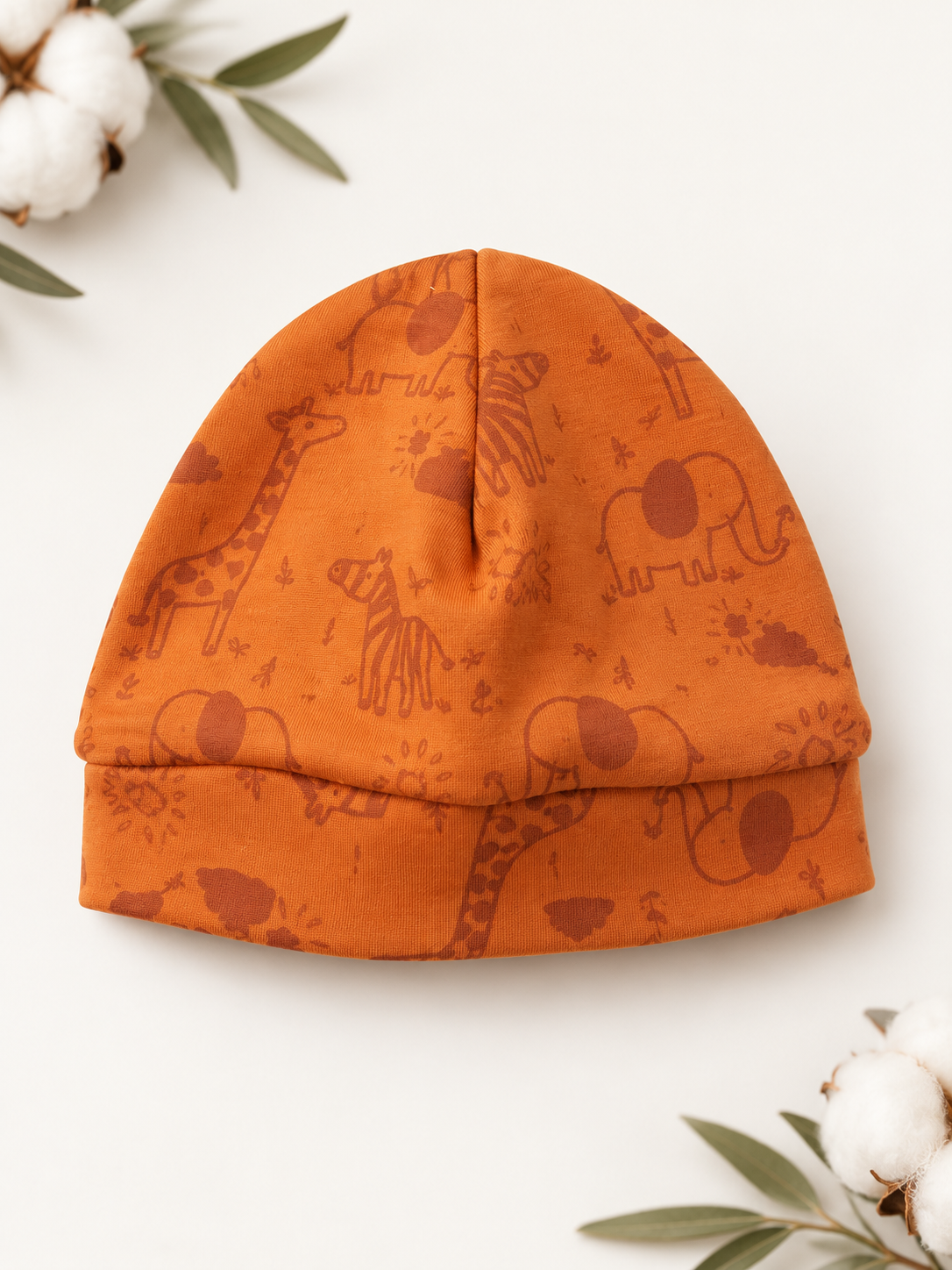 Little Moments 5'li %100 Organik Pamuk Yenidoğan Bebek Bere Seti – Unisex