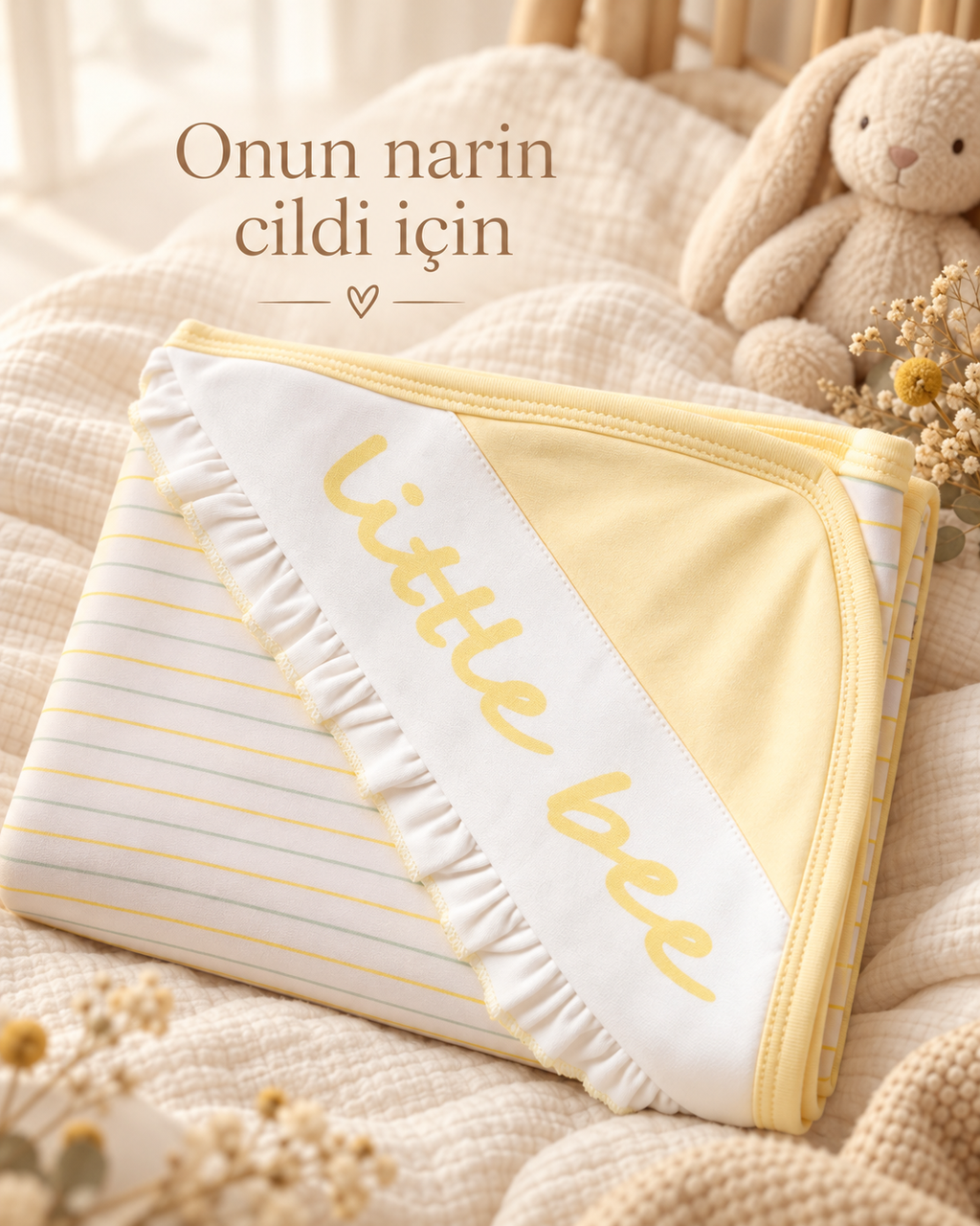 Little Bee GOTS Sertifikalı Organik Pamuk Yenidoğan 10'lu Hastane Çıkışı Seti